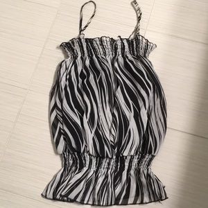 🦓SPRING SALE🌷 Zebra Spaghetti Strap Top